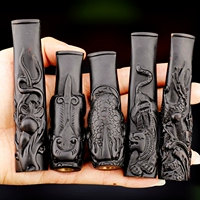 精雕阁 Hailiu Smoke Bunch Blood Wellow Двойная циклическая фильтрация густое и тонкий дым может быть очищен, чтобы курить подарок DK888