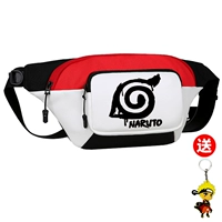 Красно-белый логотип Наруто Отправить кулон Наруто