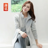 裁诺 Осенняя толстовка, длинный лонгслив с молнией, спортивный кардиган с капюшоном для отдыха, футболка, куртка, с рукавом, оверсайз