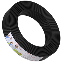 Delixi RVV black wire soft wire cable 2 core 3 core 1 5 2 5 4 square cable sheathed wire