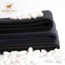 Polar velvet 100% silk wool sandwich warm pants men and women padded cotton pants full wool pants leggings