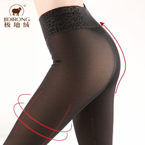 Polar velvet autumn and winter fake meat through leggings anti-hook silk thick warm pants plus velvet skinny boots thin shoes thin foot pants