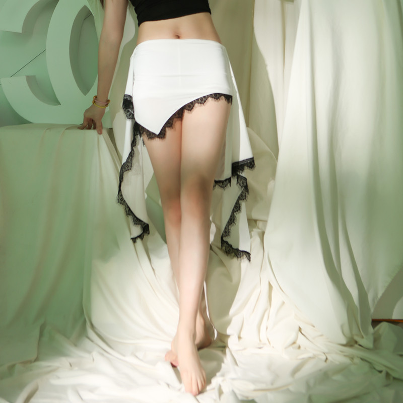 cherrydancer Ji Xiaobai original oriental dance short eyelash dance bottoms belly dance practice suit 2021