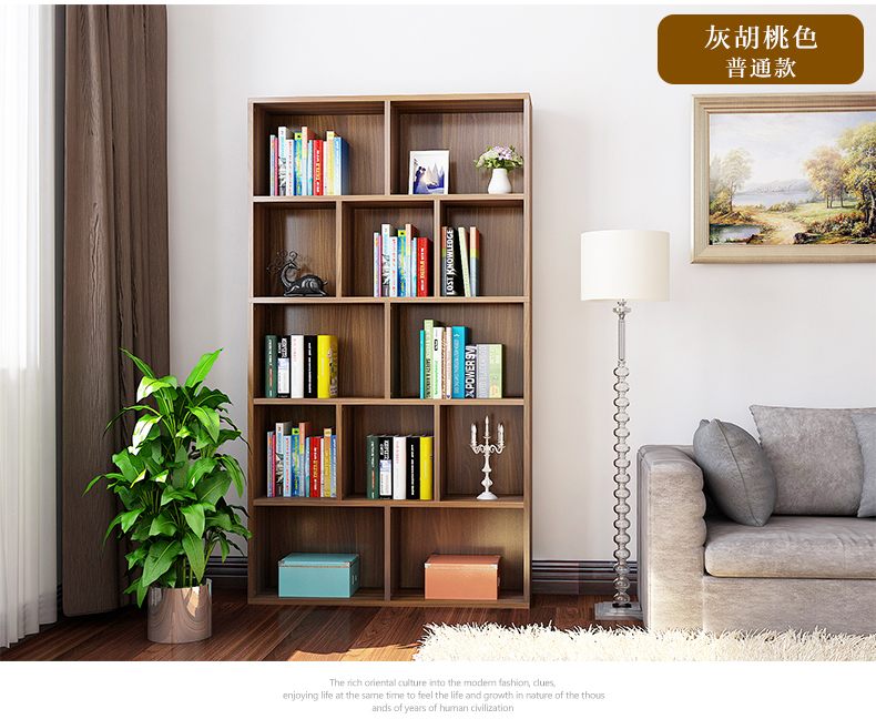Đơn giản phòng khách hiện đại tủ sách dung lượng lớn tủ với cửa ra vào tự do kết hợp kệ sách kệ tủ sách sinh viên đơn giản - Buồng giá đựng sách