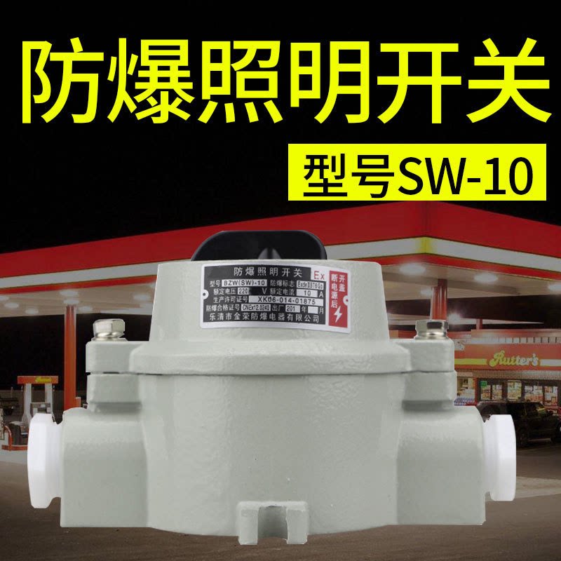 SW-10 national standard explosion-proof lighting switch 10A220V380V aluminum alloy waterproof and dust control button switch-Taobao