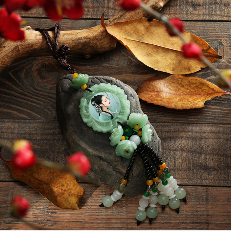 Photos Custom car pendants Stream Su China Wind Hanging Decoration Creative Gifts Chinese Style Retro Photo Hangings