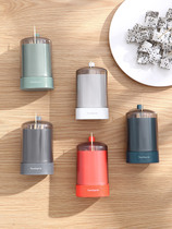 Home Creative Press-Type Toothpick Box Automatic Pop-up Portable Toothpick Silo Upscale Restaurant Hotel Toothpick Containing barrel