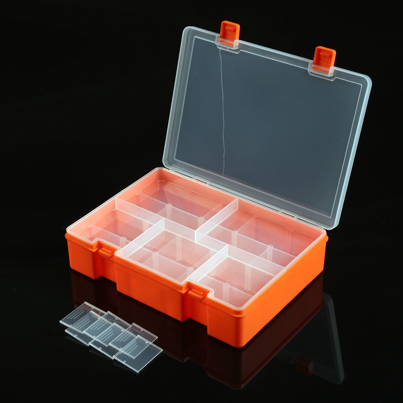Hundred years good box EKB - 216 double - layer small particle collection box toy maker parts box sample box 23