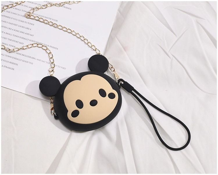 Mini túi nhỏ nữ 2019 chuỗi Minnie Mickey Mickey Mouse vai messenger túi dễ thương hoạt hình ví tiền xu - Túi xách nữ