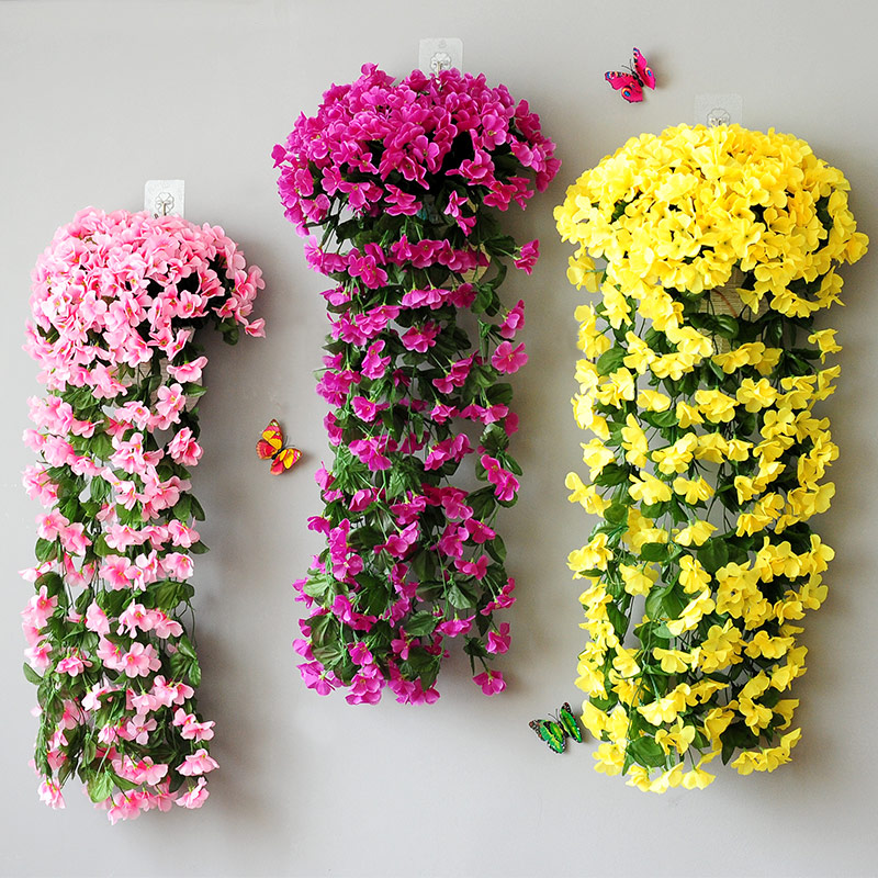 Meteorite ash ins simulation green plant wall decoration Wall hanging wall wall wall wall jewelry festival simulation flower chlorophyll