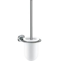 Emperon Gun Gris Plein Cuivre Toilet Brosse Coupe Frosted Glass Cup Gratuite of perforated containing frame WC Toilet Brush Holder