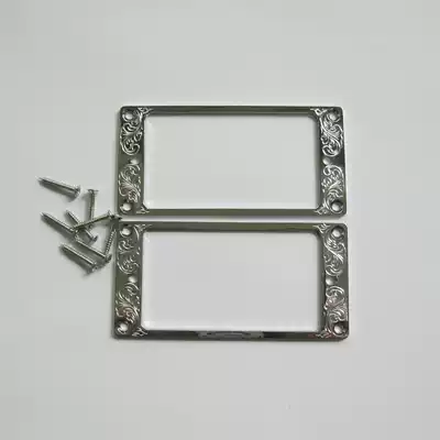 Rock pattern metal pickup frame double double switch release pickup frame LP pickup frame LP pickup frame hand-carved