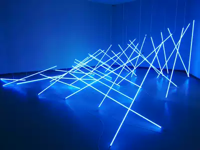 M762 (France) Francois Morellet minimalist painting installation art gallery