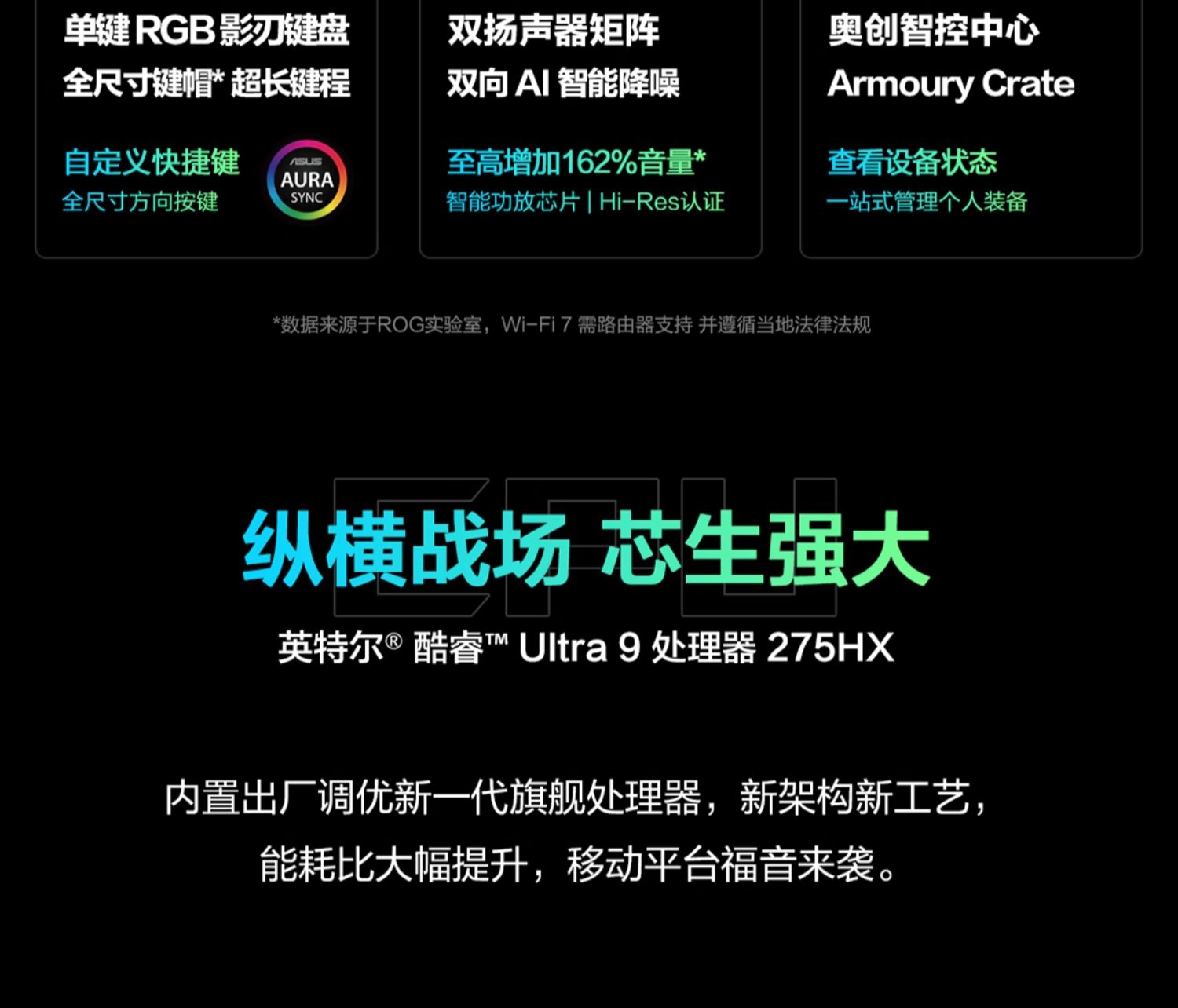 ASUS/华硕ROG枪神9 Plus酷睿Ultra9 275HX/RTX5060 8G/显卡华硕游戏笔记本电脑插图4