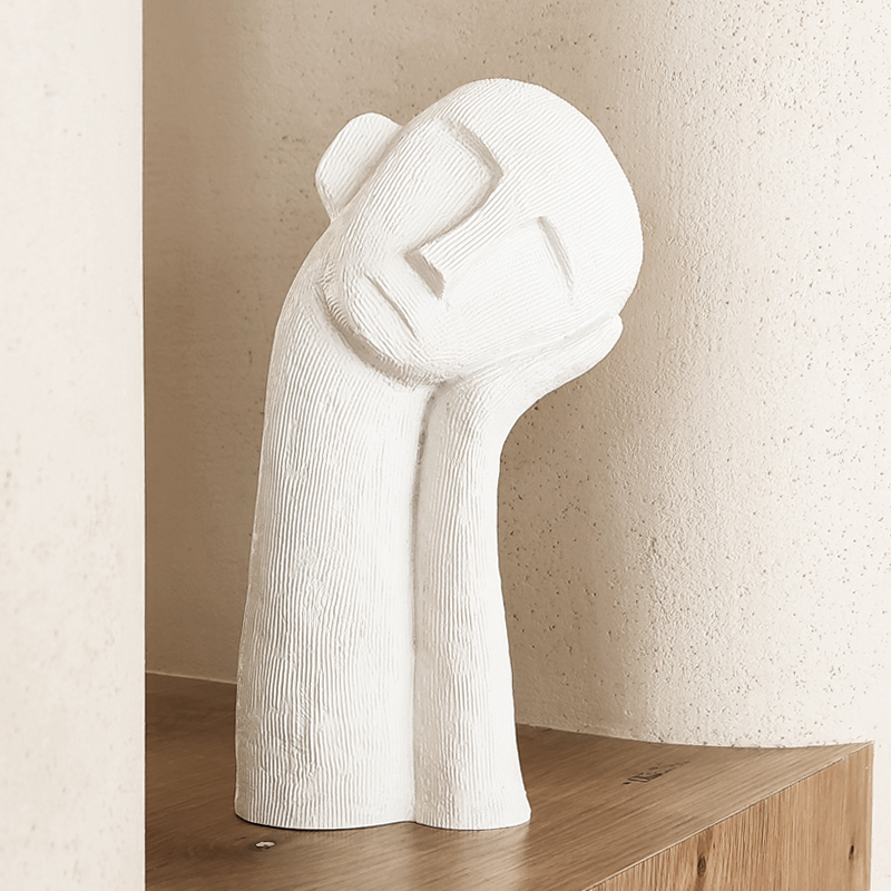 Sen space gift cartoon home wine cabinet living room meditator simple decoration Nordic animal desktop resin decoration