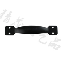 Shigeo-441 antique luggage accessories camphor wooden box handle black hardware accessories Chinese jewelry box accessories vintage