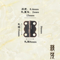 16 * 13mm super small red bronze butterfly small leaf lace hinge hinge wooden box 180 degree hinge