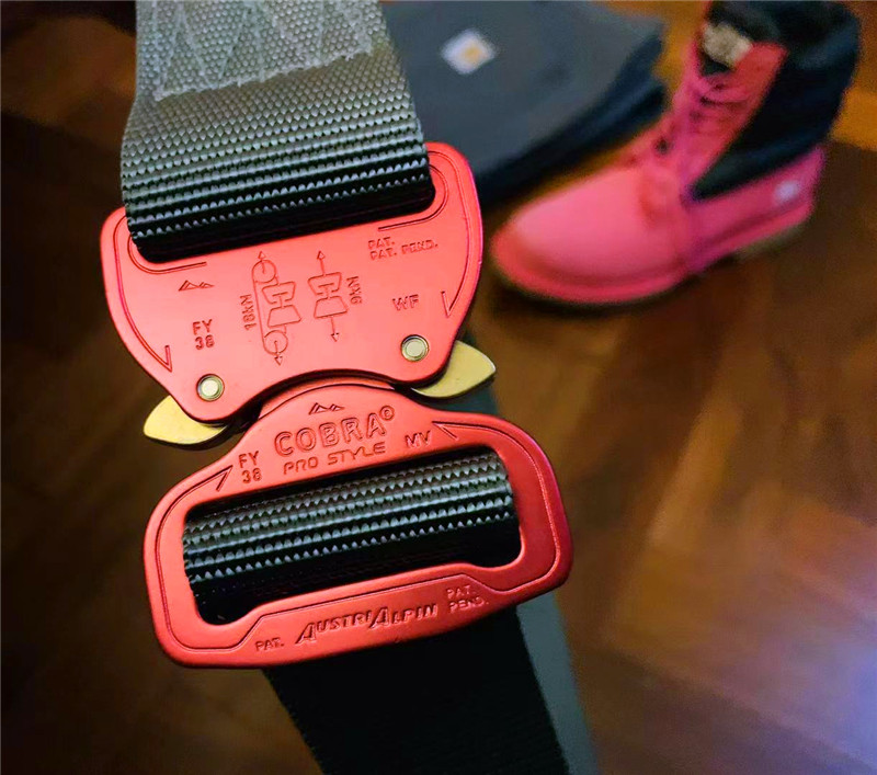 Pescata Cobra Buckle Hardcore Riot Import Austrialpin Outdoor Black Hawk Rappel Inner Belt Nylon