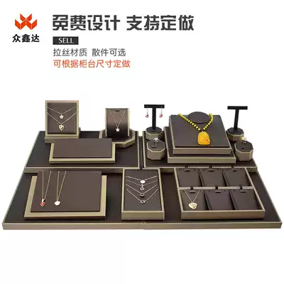 Jewelry display props jade jewelry rack necklace ring pendant tray beeswax jade bracelet jewelry display rack