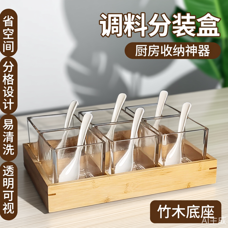 Hotel Buffet Breakfast Utensils, Condiment Table, Hot Pot Pickles, Seasoning Bowls, Side Dish Display Box, Commercial Divided Plate Container