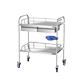 스테인레스 스틸 치료 카트 의료 트롤리 클리닉 간호사 드레싱 변경 관리 트롤리 수술기구 부항 트롤리