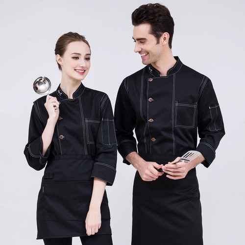 Шеф -повар одежда Николас Ц. Тот же отель Работа для работы осень и зимняя одежда западный ресторан ресторан кухонный шеф -повар