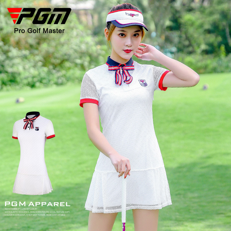 PGM New Pint Golf Clothing Lady Clothes Suit Silver Silkscreen Dress Summer Women Dress Sneakers Dress-Taobao