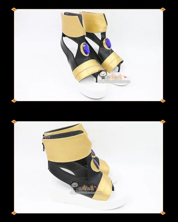 Fate grand order La Two Rider Ramses II Talking King Tuber tuberculosis Giày Cosplay Custom - Cosplay