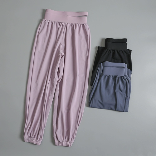 Весенние летние штаны, дышащая одежда для йоги для спортзала для отдыха, комбинезон, высокая талия, оверсайз, для бега, по фигуре