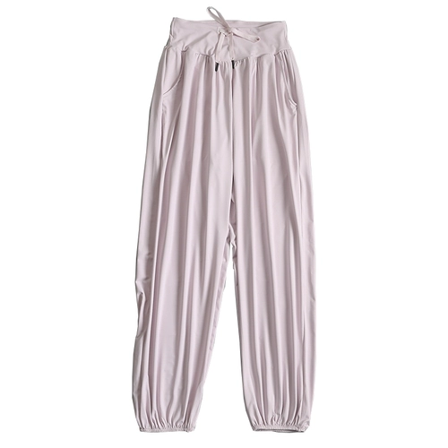 Летние штаны, дорожные повседневные брюки для спортзала, быстросохнущая одежда для йоги, свободный крой, высокая талия, для бега