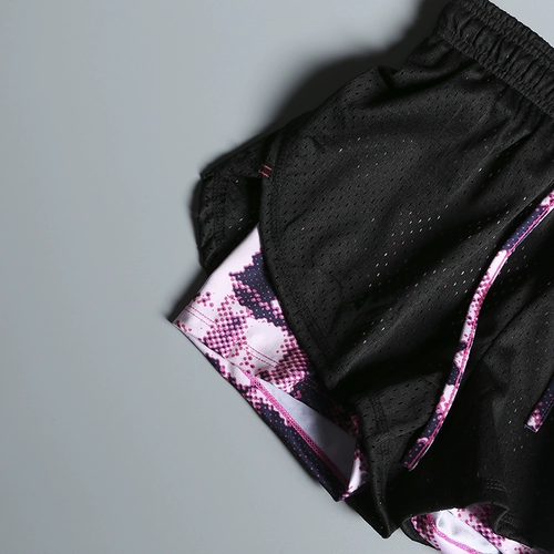 Дышащее защитное белье, спортивные шорты, быстросохнущие штаны для тренировок, свободный крой, высокая талия, для бега