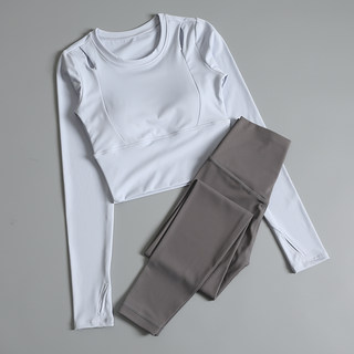 2025新款瑜伽服套装女秋冬高级感普拉提训练健身长袖专业运动上衣