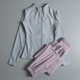 Элитный комплект для спортзала для тренировок, спортивный модный лонгслив, одежда для йоги, для бега, популярно в интернете