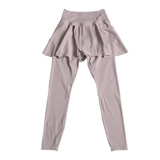 Демисезонный комбинезон для спортзала, штаны, леггинсы, защитное белье, комплект, спортивная профессиональная одежда для йоги, юбка, в обтяжку, для бега