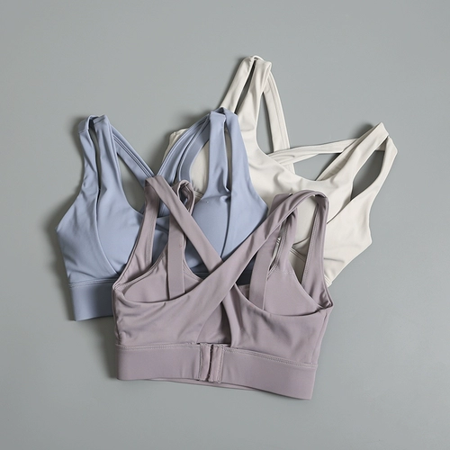 Высокопрочное противоударное спортивное нижнее белье, поддерживающая одежда для йоги, бюстгалтер для спортзала, для бега, впитывает пот и запах