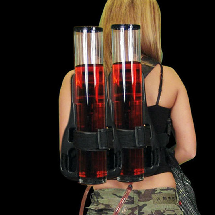 Double-Tube Beer Dispenser, Beverage Dispenser, Wine Dispenser, Mini Double-Tube Backpack Beverage Dispenser, Water Dispenser, Travel Equipment