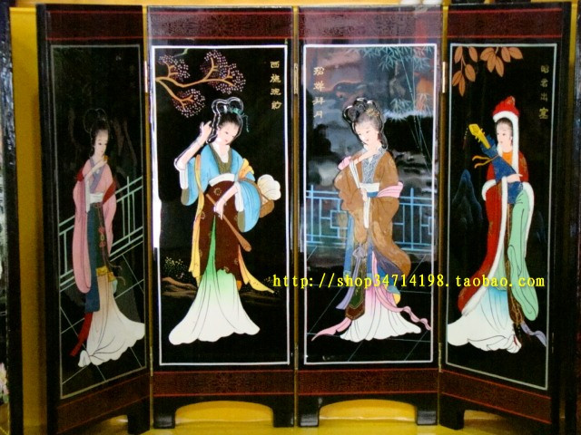 Shanxi Ping Remote Paint screen home lays gifts classical four beauty women