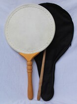 Buddhist supplies fan drum 9 inch pure cowhide fan drum tambourine Temple Buddhist equipment Buddhist crafts Taiwan instruments