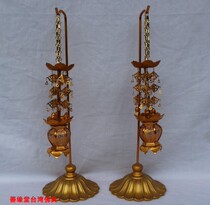 The Buddha ying luo lanterns Golden ying luo lantern fo tang decoration Japanese ying luo adhesive hook ying luo Buddhist temple multiplier