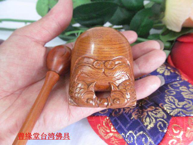 Taiwan Tekewood Special wooden fish 1 5 inch articles of wood - raising bells