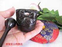 Wood Fish Mini Small Wood Fish Good Rim Taiwan Black Sandalwood Fish 1 5 Inch Buddhist Supplies to Celebrate Qingqing