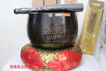 Great Chime of Good Citation Hall Taiwan 10 Inch 24CM bronze Bronze Stones sent to black sandalwood Rod Chime wood fish Buddhist supplies Suzudrum
