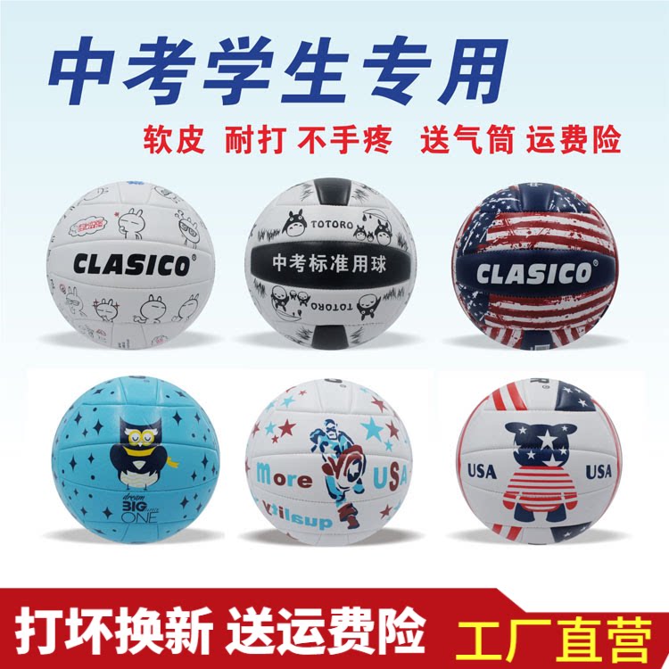 Girls No. 5 Volleyball Middle School Students Special Beginner Training Competition Inflatable Soft Beach Adults