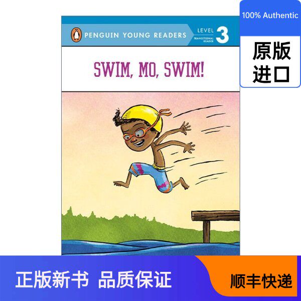 Step into Reading 3 Swim, Mo, Swim! (Mo Jackson) Swim, Mo, Swim! Swimming themed reading material David A. Adler Illus