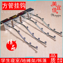 Floor rack adhesive hook card square tube adhesive hook card 25 straight hook accessories adhesive hook clothing store hanger adhesive hook dormitory artifact hook