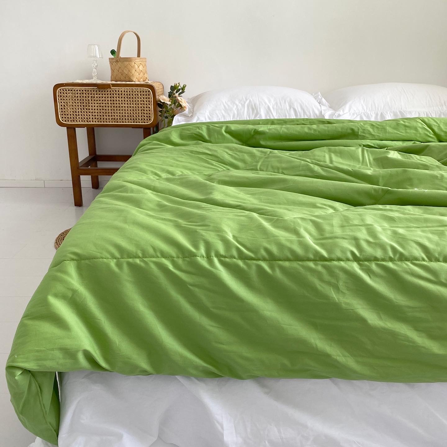 Summer Milk Green Gentle Pure Green Rag Tea Bull Oil Fruit Color Extremely Brief 100 Hitch Summer Cool By Air Conditioning Cold Air Cover