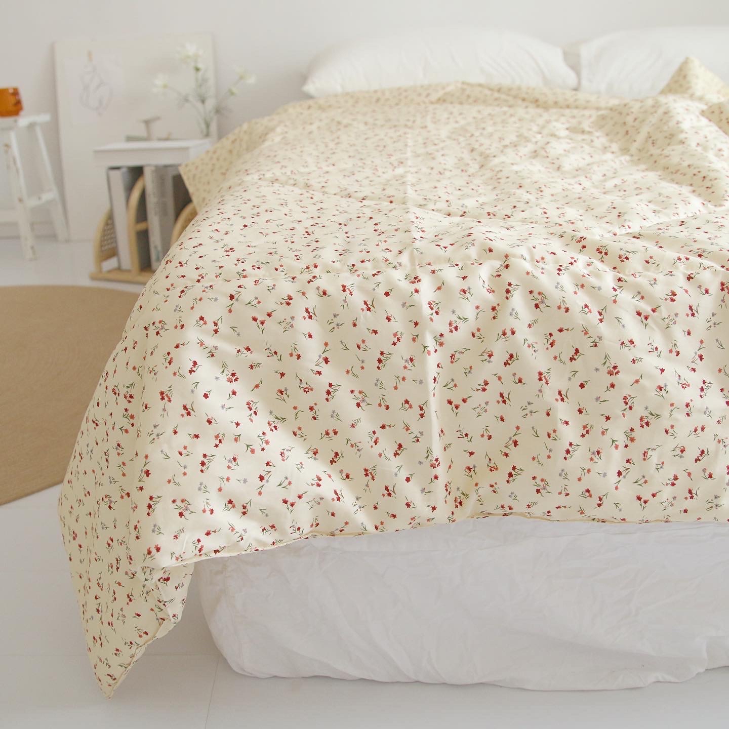 Resistant to look at the warm teas of the warm teas slim by the afternoon cover blanket bedroom Han Winins full cotton twill with soft and machine washable