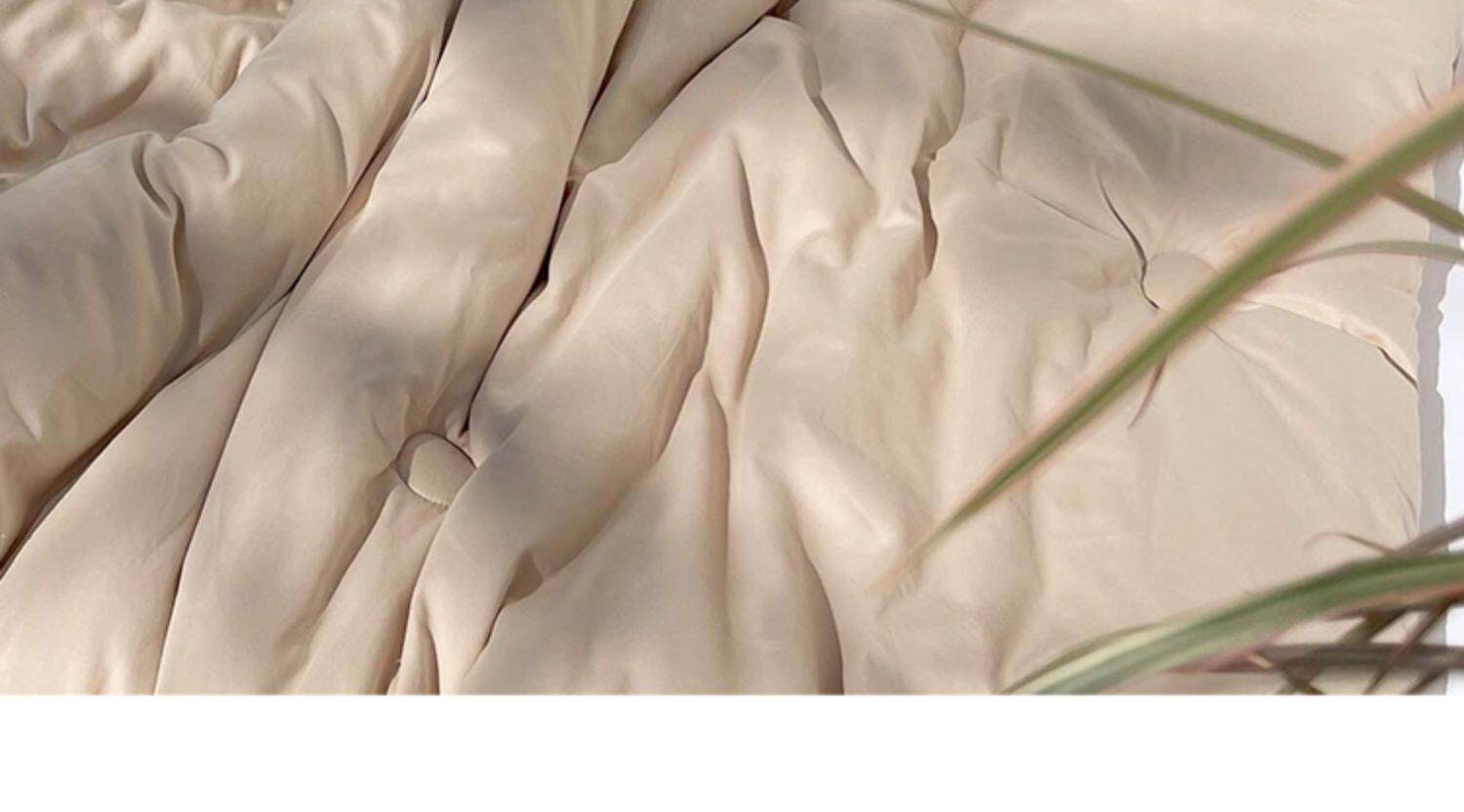 Химические волокна 种豆得云被 蓬松柔软大豆纤维被空调被春秋被全棉50支 春秋夏凉