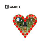 Electronic kit heart breathing lamp kit diy breathing lamp parts electronic exercise board electronic DIY