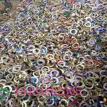 Advertising spray-painted buttoned eye writing real exhibition rack buttonhole 26#鸡眼扣篷布安全网子母扣 rivet with ring